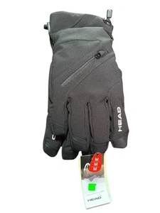 Guantes HEAD Para Hombres Medianos Negros Híbridos Impermeables Esquí Snowboard Invierno NUEVO - Imagen 1 de 2