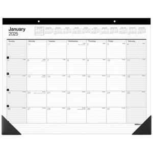 2025 Office Depot Monthly Desk Pad Calendar, January 2025 To December 2025 - Picture 1 of 2