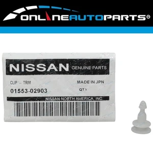10 x Genuine Guard Flare Plastic Clips for Nissan Navara Patrol D22 GU 1997-2016 - Picture 1 of 2