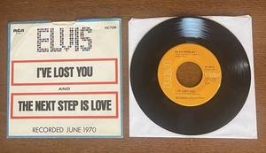 ELVIS PRESLEY- I've Lost You/Next Step Is Love. 45 w/Picture Sleeve. 1970 - Bild 1 von 2