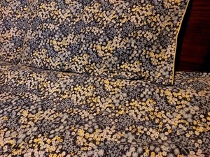 Vintage Sheridan Blue / Yellow Petite Floral Queen Quilt Cover Set. Beautiful - Picture 1 of 7