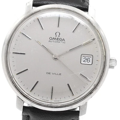 Reloj automático para hombre OMEGA De Ville fecha esfera plateada_919193 Foto 1 de 4