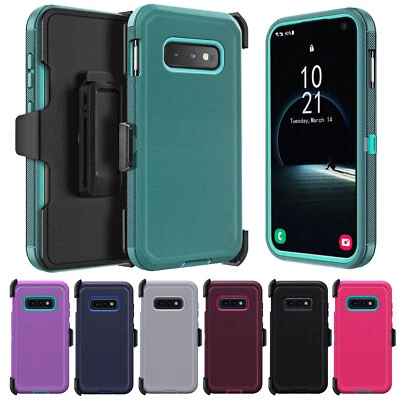 For Samsung Galaxy S10/S10e/S10+ Heavy Duty Phone Case Cover / Clip Holster - Image 1 of 4