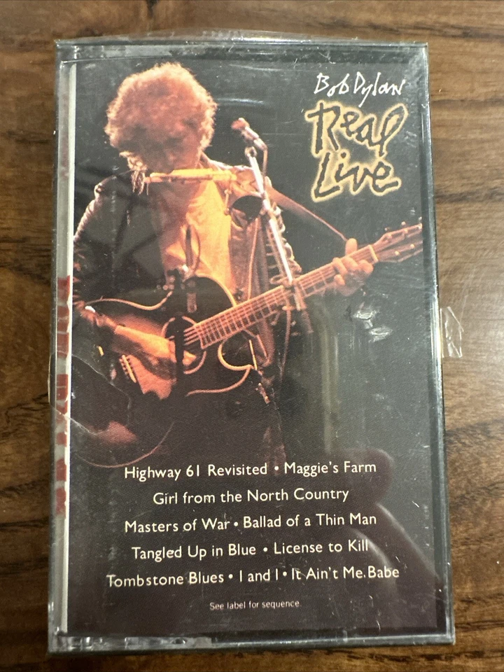 VINTAGE 1984 Bob Dylan Real Live - Cassette NEW!!! - Image 1 of 4