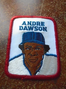 Unusual Andre Dawson 2.5" by 3.25" colored cloth patch. EX - Picture 1 of 2
