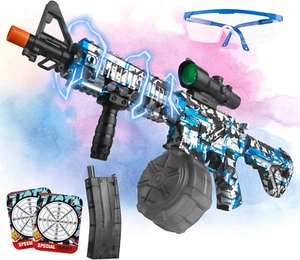 Large Splatter Ball Blaster with Drum, Electric Gel Ball Blaster Automatic and M - Picture 1 of 8