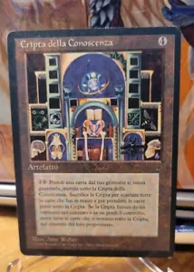 Mtg KNOWLEDGE VAULT Italian EX/LP Legends Reserve List - Picture 1 of 6