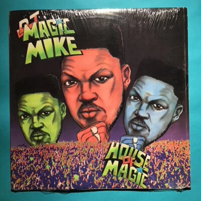DJ MAGIC MIKE HOUSE OF MAGIC CLEAR VINYL ORIGINALVINTAGE VINYL LP RECORD 12" - Imagem 1 de 4