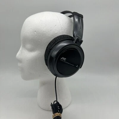 JVC HA-RX300 Headband Headphones Black Tested Works Great! *Needs New Ear Pads* - Image 1 of 4