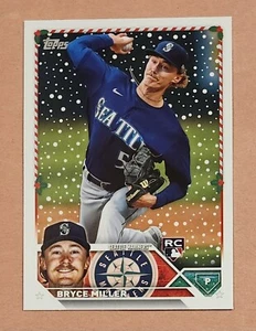 Bryce Miller 2023 Topps Holiday Winter Rookie RC Card #H65 - Picture 1 of 1