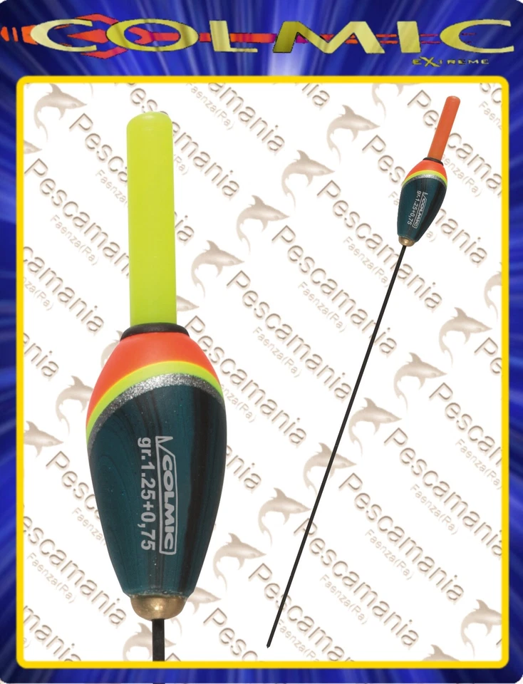 Galleggiante colmic "LERICI PIOMBATO" 2,0-6,0gr. portastalight fino interno - Imagen 1 de 1