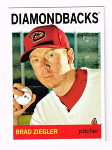 FIFTY 2013 TOPPS HERITAGE HIGH BRAD ZIEGLER - ARIZONA DIAMONDBACKSH598 - Picture 1 of 1