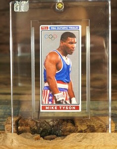 1984 Mike Tyson Rookie RC Olympics Supermini card