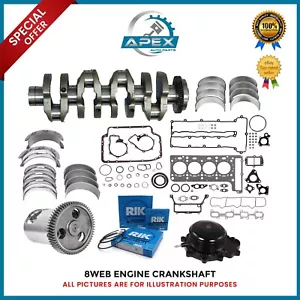 MERCEDES-BENZ OM651 2.2CDI DIESEL CRANKSHAFT (8WEB) & ENGINE REBUILD PARTS KIT - Picture 1 of 4