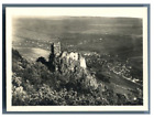 France, Ruines du Château Girsberg  vintage silver print Tirage argentique  