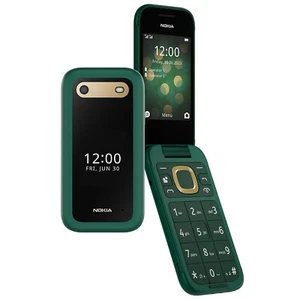 Nokia 2660 Dual SIM 4G FLIP BIG Button Phone Unlocked w Bluetooth - Lush Green - Picture 1 of 5