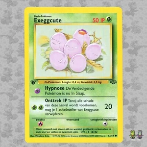 Exeggcute 52/64 - Dutch Jungle 1a Edición Nacional - Tarjeta Pokémon JCC - Casi Como Nueva - Imagen 1 de 4