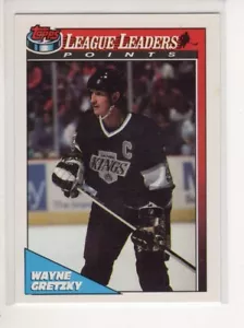 Tarjeta de hockey Topps Wayne Gretzky 1991 #257 Ex - Imagen 1 de 1