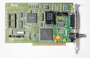 Vintage 3Com Etherlink II 10Base2 AUI ethernet card 8 bit ISA ISA596 - Picture 1 of 3