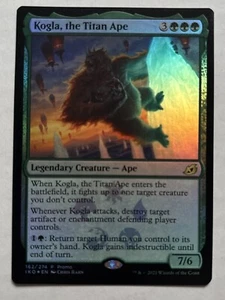 MTG Full Custom Mono Green Commander Deck - Green Stompy- Kogla & Full Art Lands - Picture 1 of 8