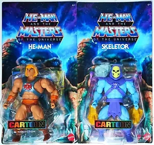 Mattel Masters of the Universe Origins He-Man + Skeletor Cartoon Collection - Imagen 1 de 3
