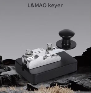 Laomao Manueller Keyer CW Morsecode für Amateurfunk Kurzwellensender 3,5 mm Stecker - Bild 1 von 8