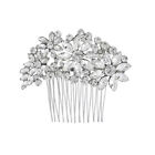 1PC flower hair comb wedding Wedding Silver Hair Pin Headpiece Bride