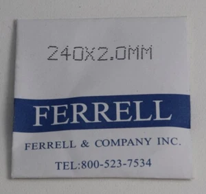 FLACHES MINERALGLAS 24 MM X 2 MM UHR RUND UHRENLINSE - Bild 1 von 1