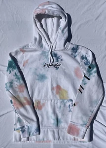 Hollister Imprescindible Colección Pullover Sudadera con Capucha Teñida con Corbata Talla M - Imagen 1 de 6