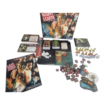 Last Night onvEarth: The Zombie Game Board Game Flying Frog 2007 100% complete - Image 1 of 4