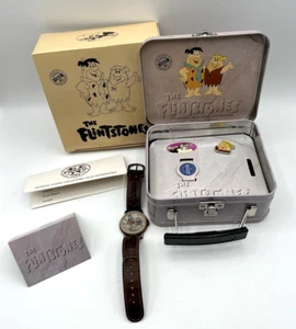 Vintage The Flintstones Fossil Watch Limited Ed. 6001/15000 & Case New Battery - Picture 1 of 15