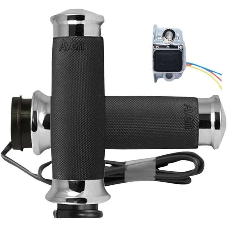 NUEVAS empuñaduras térmicas Avon CC-85-CH-FLY-HT contorno para Harley Davidson (Fly By Wire) Foto 1 de 1