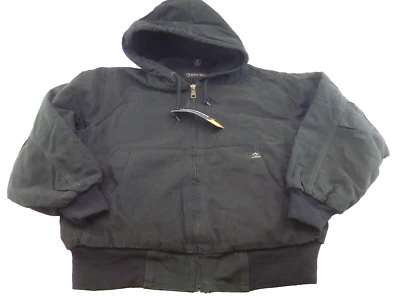 NEW Men's Dri Duck Cheyenne Boulder Cloth Quilted Lined Jacket-L, Black (5020) - Image 1 of 4