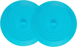2 Pack 6” Bathtub Tub Drain Cover Stopper, Large Silicone Suction Bathroom Drain - Picture 1 of 7