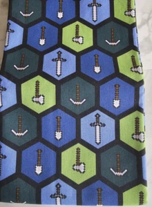 Minecraft Mojang Werkzeuge Federn kreativer Baumwollstoffrest 1 Yard x 45 - Bild 1 von 1