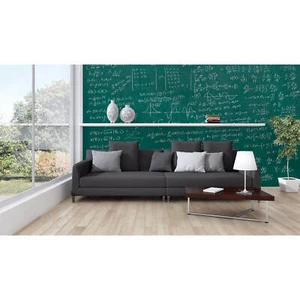 Fototapete Vlies Premium Digitaldruck Mathe Formeln Tafel creme grau (23,70€/1qm - Bild 1 von 3