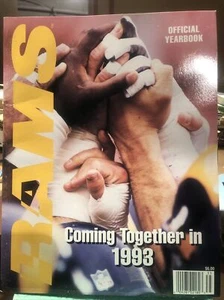1993 Los Angeles Rams Official Yearbook TOP ZUSTAND! - Bild 1 von 5
