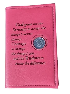 AA Big Book Cover For Hardcover Normal Primt Pink  Color Leather Like Feel - Imagen 1 de 3