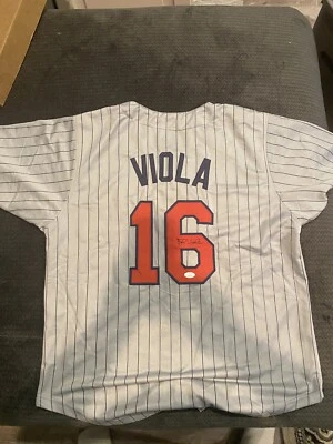 Minnesota Twins Frank Viola signed Custom Jersey w/ JSA Cert - Image 1 of 3