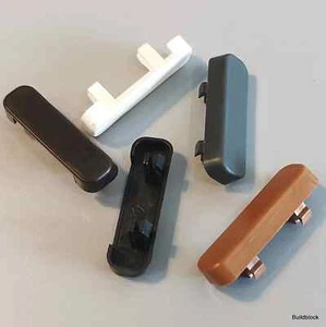 PVC Fenster & TÜR Doppelverglasung Gesicht Ablauf Abdeckung Kappe Weinloch uPvc 11 FARBEN - Bild 1 von 13