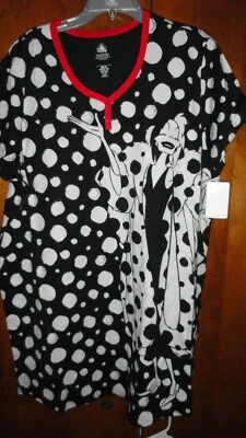 Camisa para dormir XL/2XL Cruella De Vil nueva con etiquetas Disney Store Foto 1 de 3