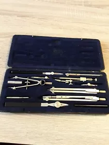 Vintage Original RICHTER Pracision Drafting Drawing set KOPERNIKUS 7 Germany - Picture 1 of 8