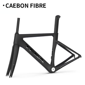 Carbon Fiber Road Bike Frame V / Rim Brake City Bicycle Frameset DI2& Mechanical