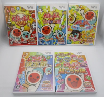 Taiko no Tatsujin, 2 daime, 3 daime, Kettaiban, ChoGoukaban Wii 5Games Japan - Image 1 of 4