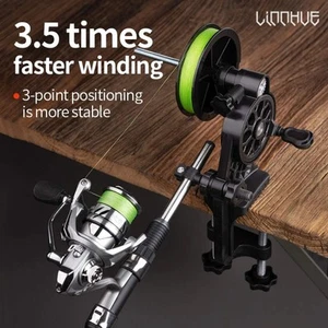 LINNHUE Fishing Line Winder Spooler Lightweight Antirust Reel Spooling Tool - Picture 1 of 10