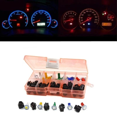 30 Set of T5 Twist Socket Car Instrument Panel Cluster Plug Dash LED Light Bulb - Image 1 of 4