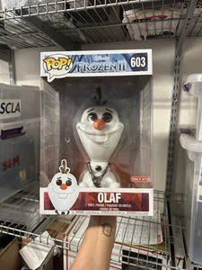 Funko Pop! Vinyl Jumbo 10 in: Disney - Olaf (10 inch) - Target (Exclusive) #603 - Picture 1 of 6
