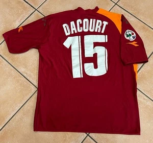 Maglia Rara As Roma Dacourt 15 Bancaitalease Match Worn Da Campo Indossata Asr - Foto 1 di 14