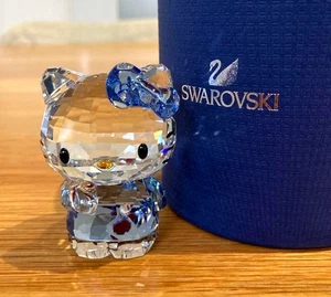 Swarovski Hello Kitty blaue Schleife Kristall Figur 1142933 selten mit Box Japan - Bild 1 von 13