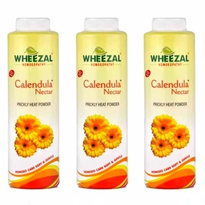 Wheezal Calendula Prickly Heat Powder 100g x 3 | Skin Rash Relief | 12/2028 Exp - Picture 1 of 3